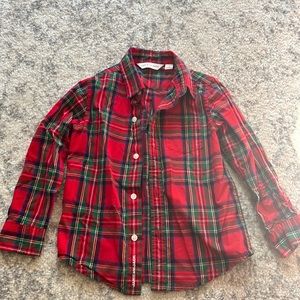 Janie and Jack Christmas shirt, size 3